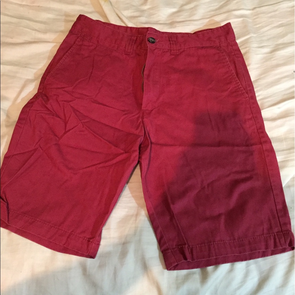 Red shorts