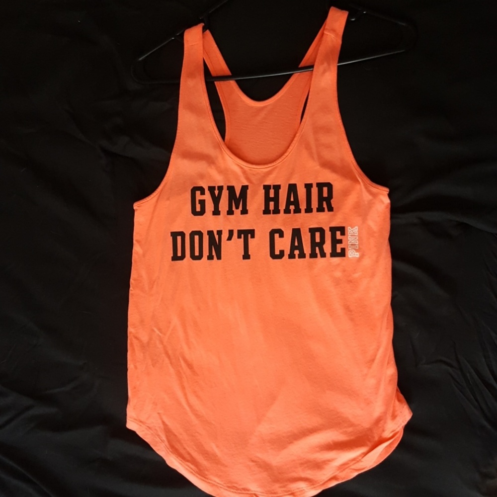 Pink vs xs tank top