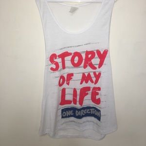 One direction tank top
