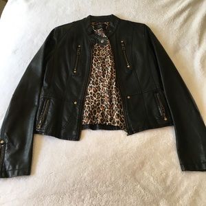 Faux Leather Jacket