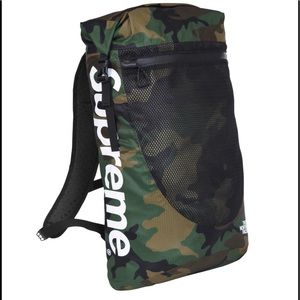 SUPREME X THE NORTH FACE WATERPROOF CAMO BACKPACK