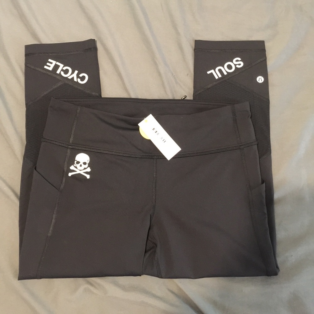 NWT lululemon SoulCycle Crops Size 10