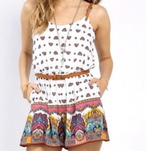 Romper from papaya