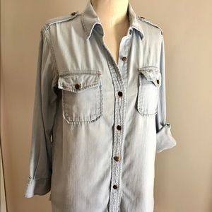 Denim Button Up Shirt/Jacket