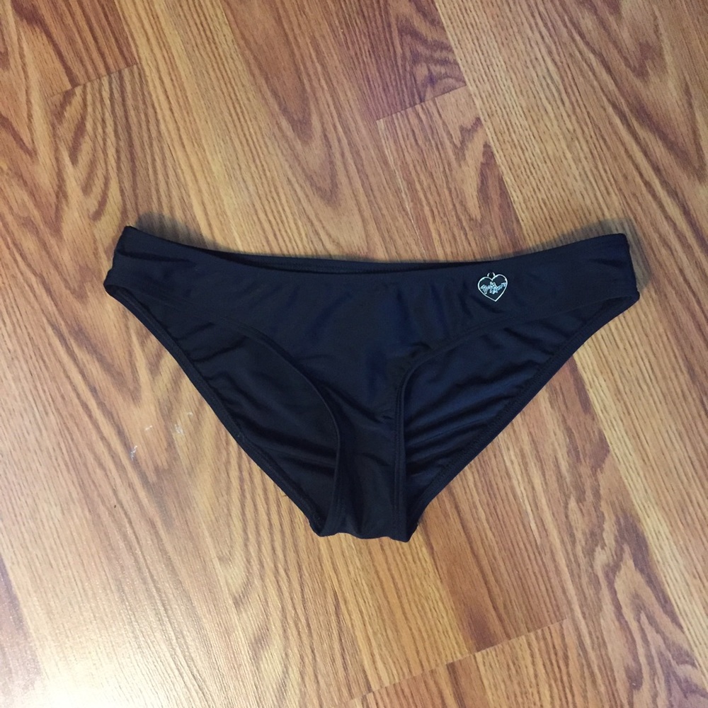 Black bathing suit bottom