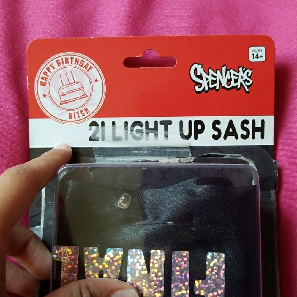 21light up sash