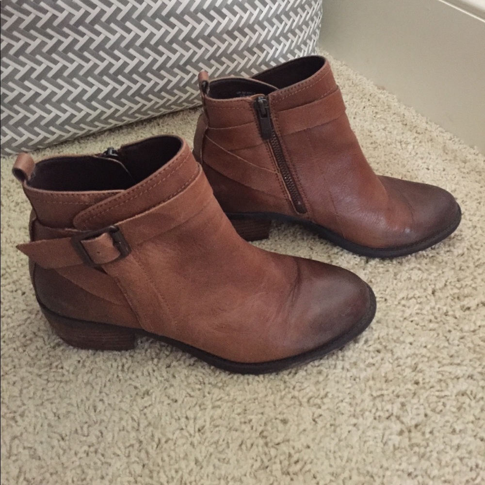 Brown booties