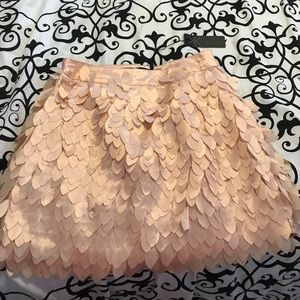 Peach shimmery size small petal skirt