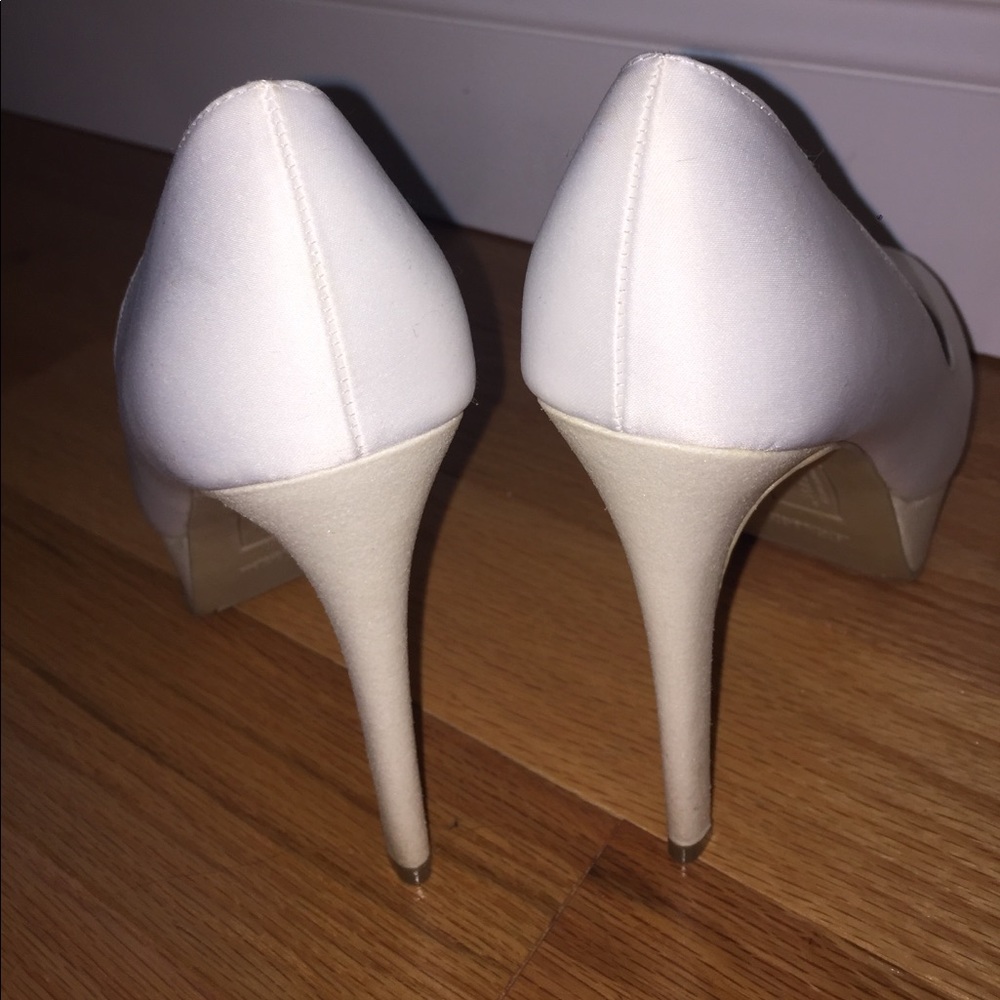 White Platform Heels - Picture 3 of 3