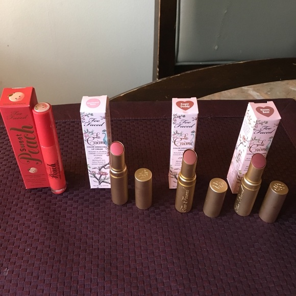 Too faced lipsticks