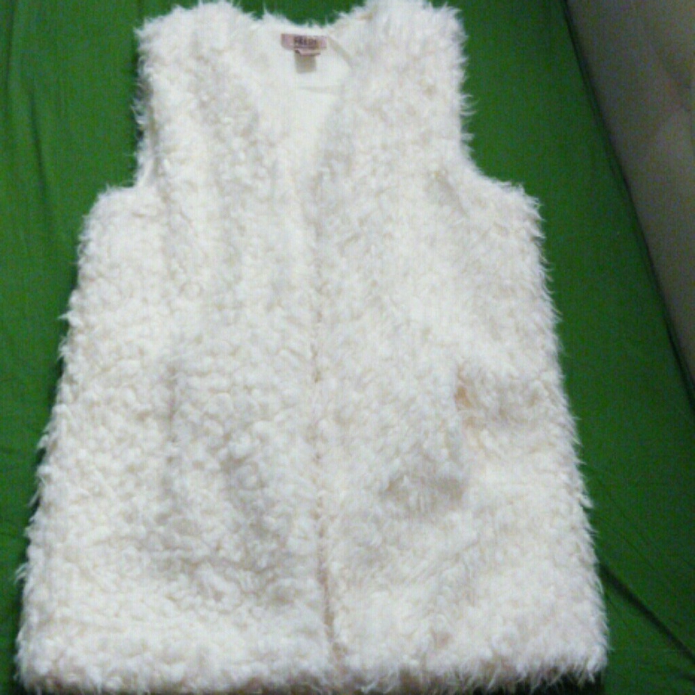 Beige Fur Vest