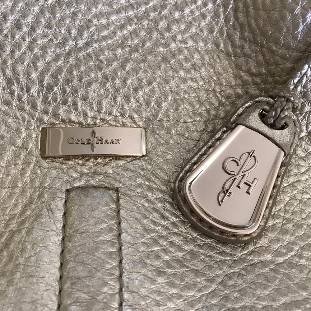 Cole Haan Gold Stained Leather Purse