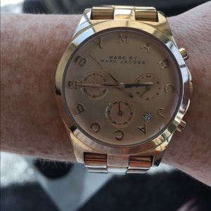 Marc Jacobs Watch- Rose Gold. Needs Battery.