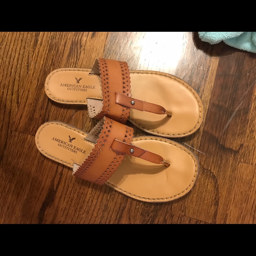 Tan sandals