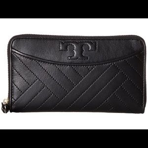 Tory burch Alexa leather Zip continental wallet