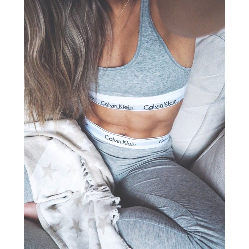 Gray Calvin Klein Leggings - Picture 2 of 3