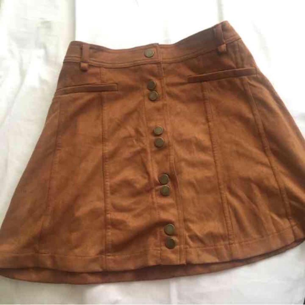 Skater skirt brown mini