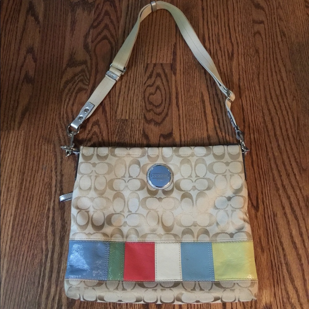 Vintage Coach Cross Body Bag/Purse