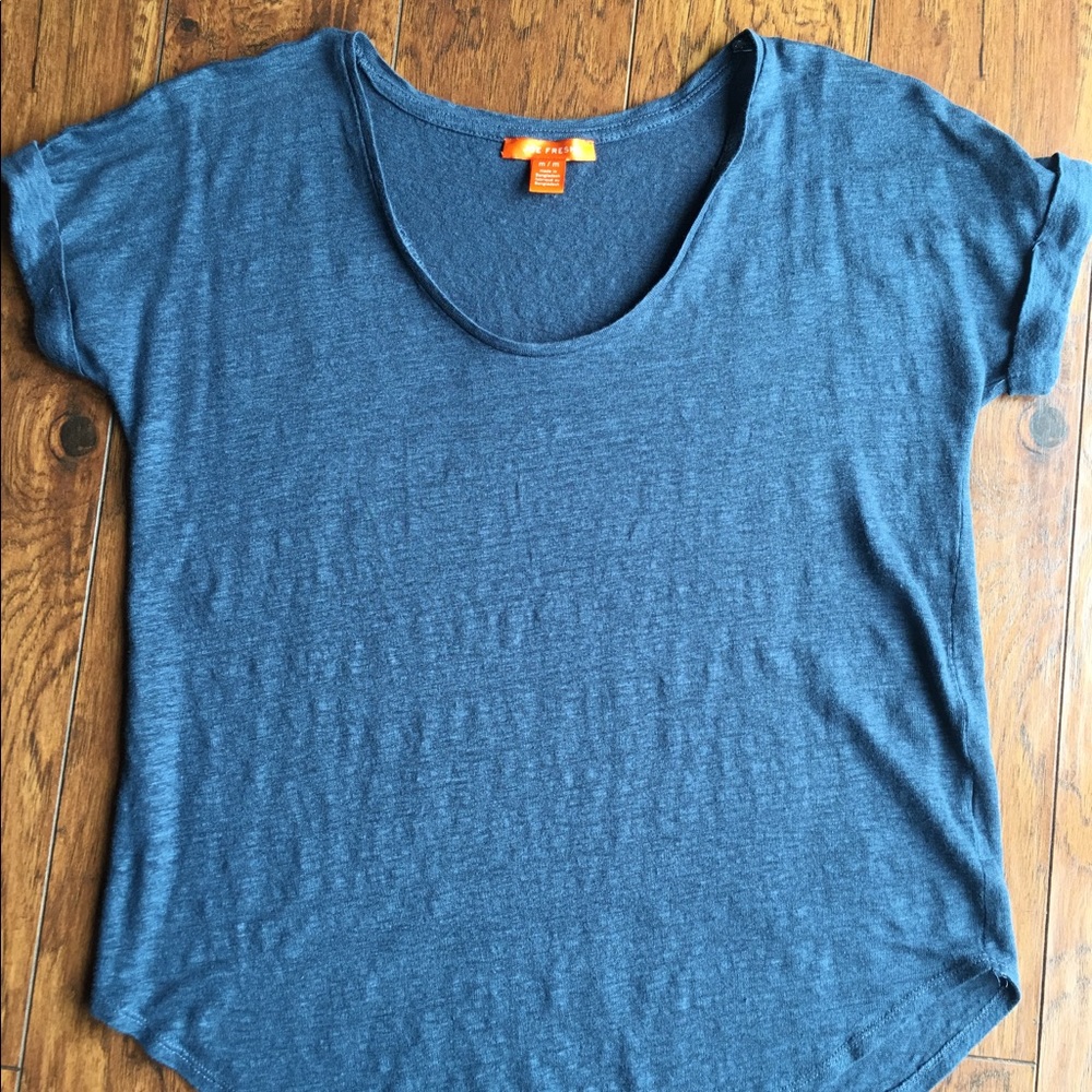 Joe Fresh size medium causal tee dark blue EUC
