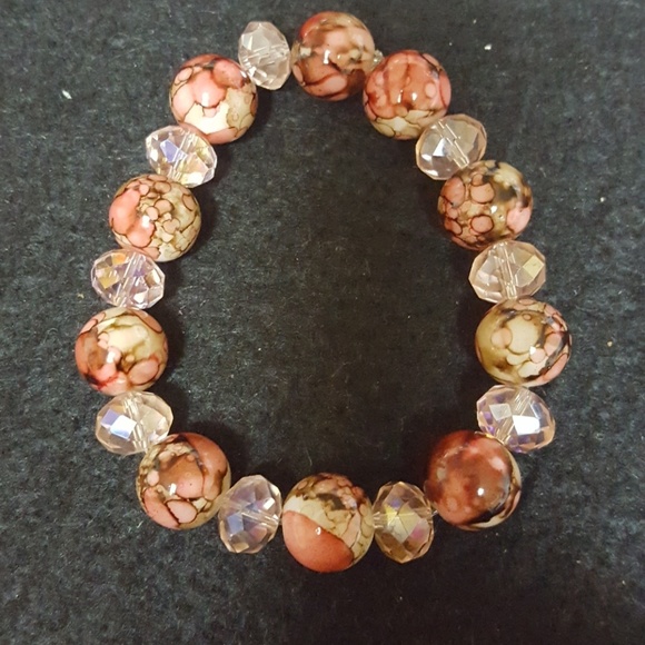 Bracelete stone  and Crystal - Picture 1 of 4