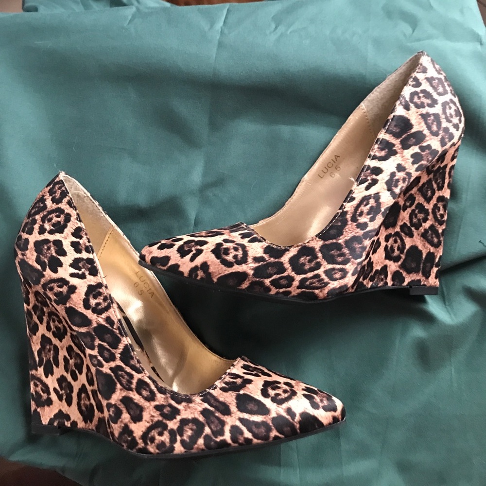 Leopard wedges - Picture 2 of 5