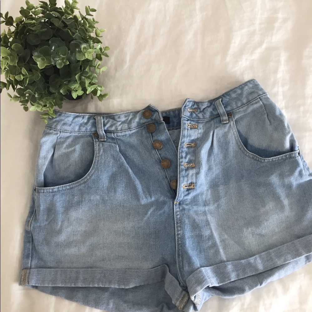 High Waisted Jean Shorts