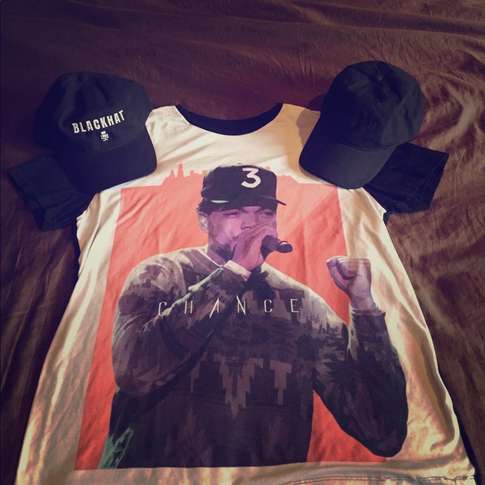 Chance the Rapper T x Free BLACKHat original