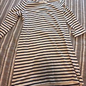 Striped madewell tshirt dress size medium