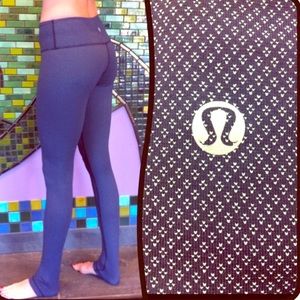 Lululemon WunderUnderDiamondDotHigh-Rise/Roll-Down