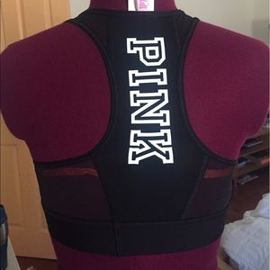 VS Pink Sports Bra 🖤 black mesh detail 🖤