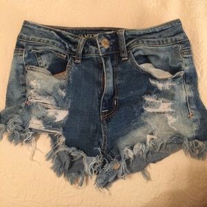 American Eagle Distressed Shorts