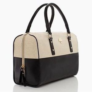 KATE SPADE BLACK BREEZEWAY BAY MELINDA SATCHEL
