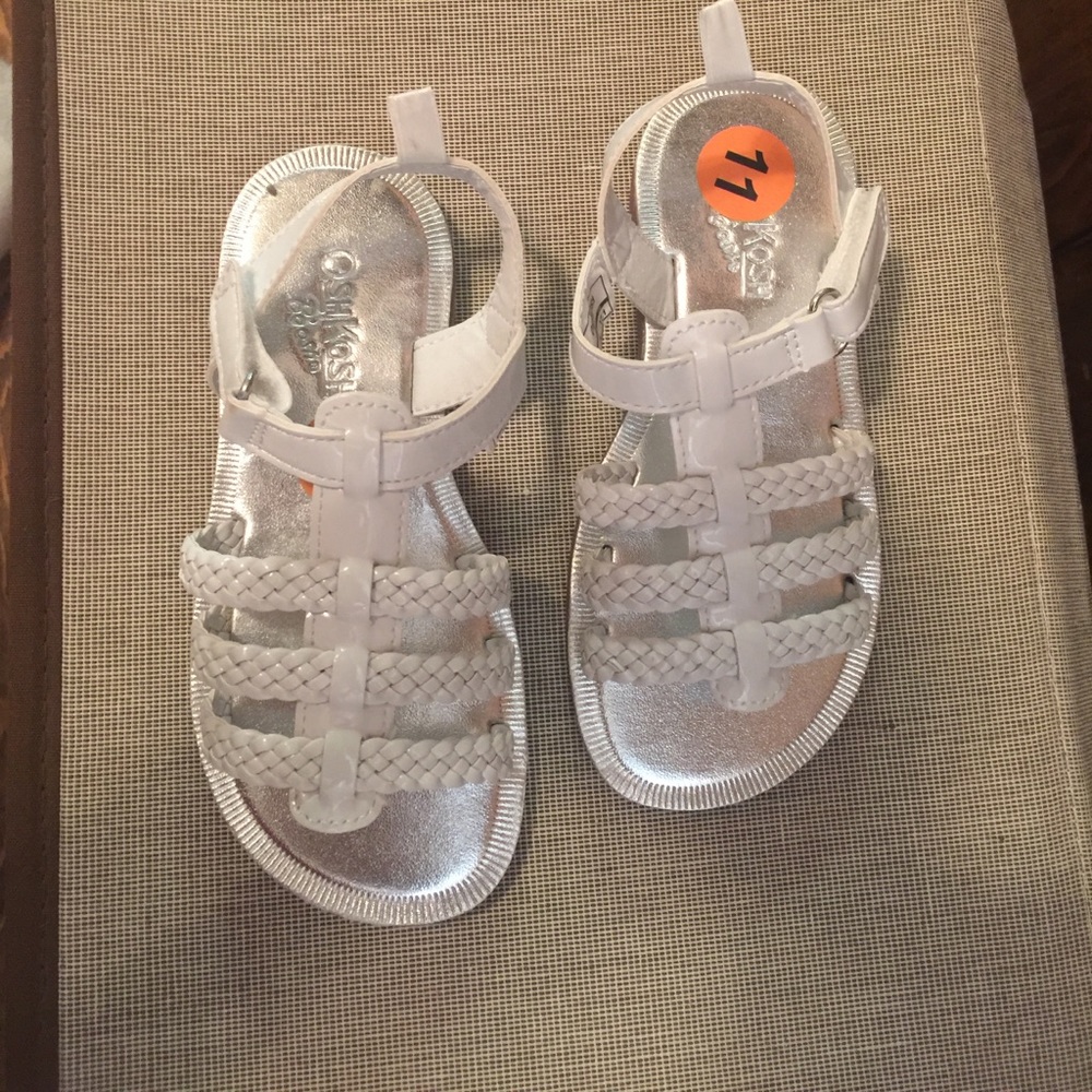 NWOT OshKosh B'gosh girls size 11 Sandals