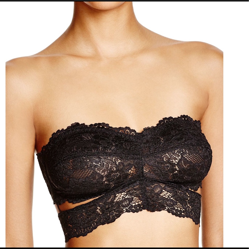 NWT Free People Deep In the Dark Bandeau Bra - Picture 2 of 4