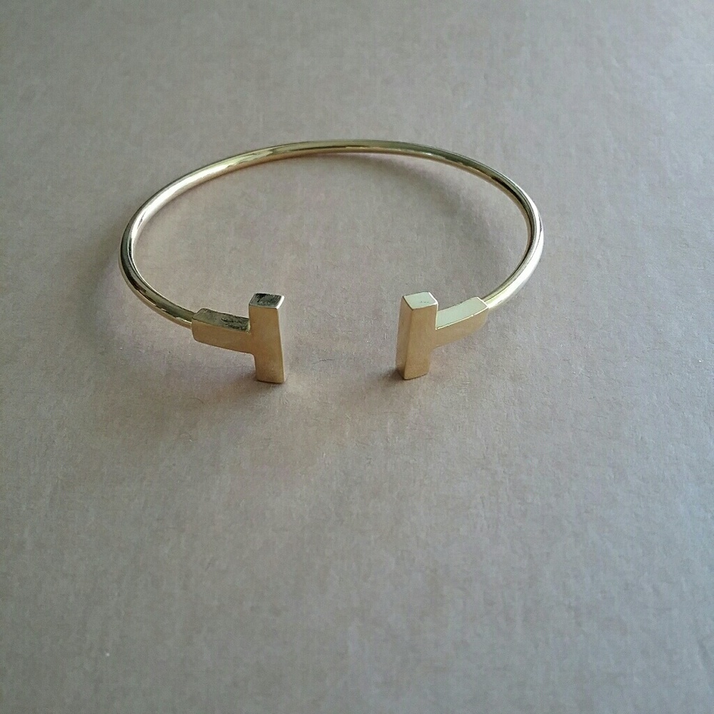 T Shaped Cuff Bracelet