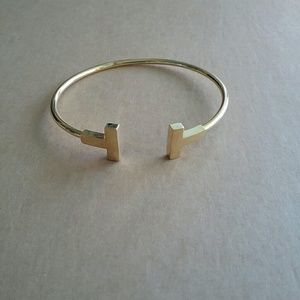 T Shaped Cuff Bracelet