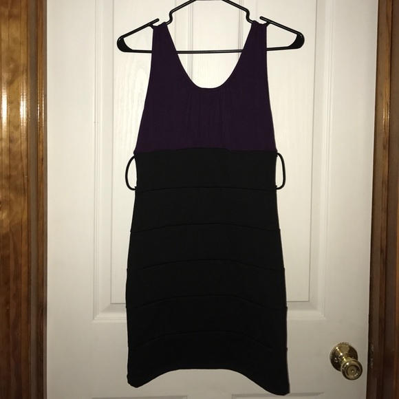 Mandee Dress Plum/Black - Picture 3 of 4