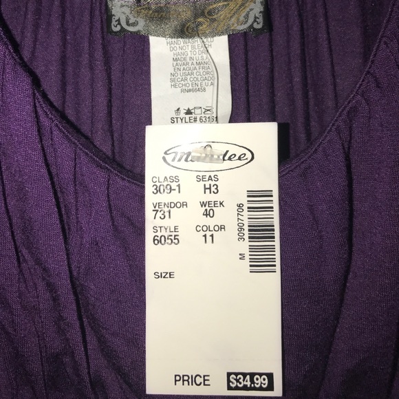 Mandee Dress Plum/Black - Picture 4 of 4