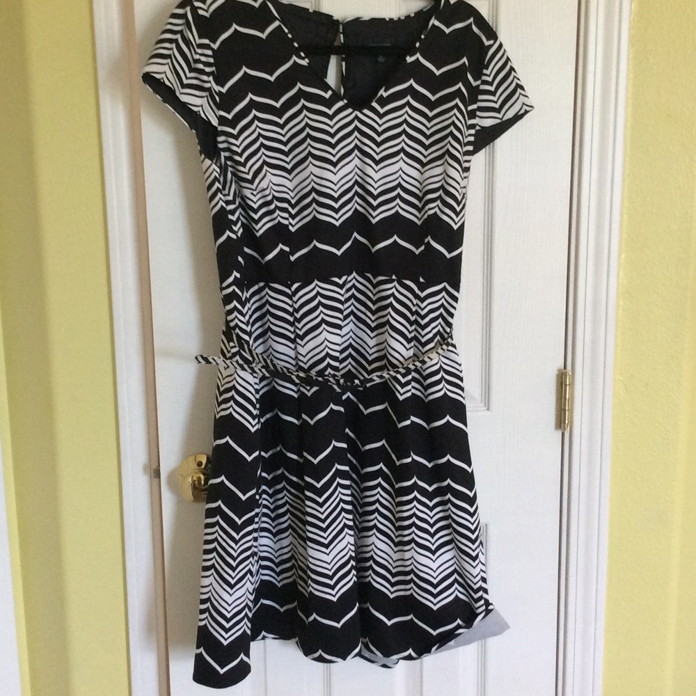 Printed Flare dress with pockets