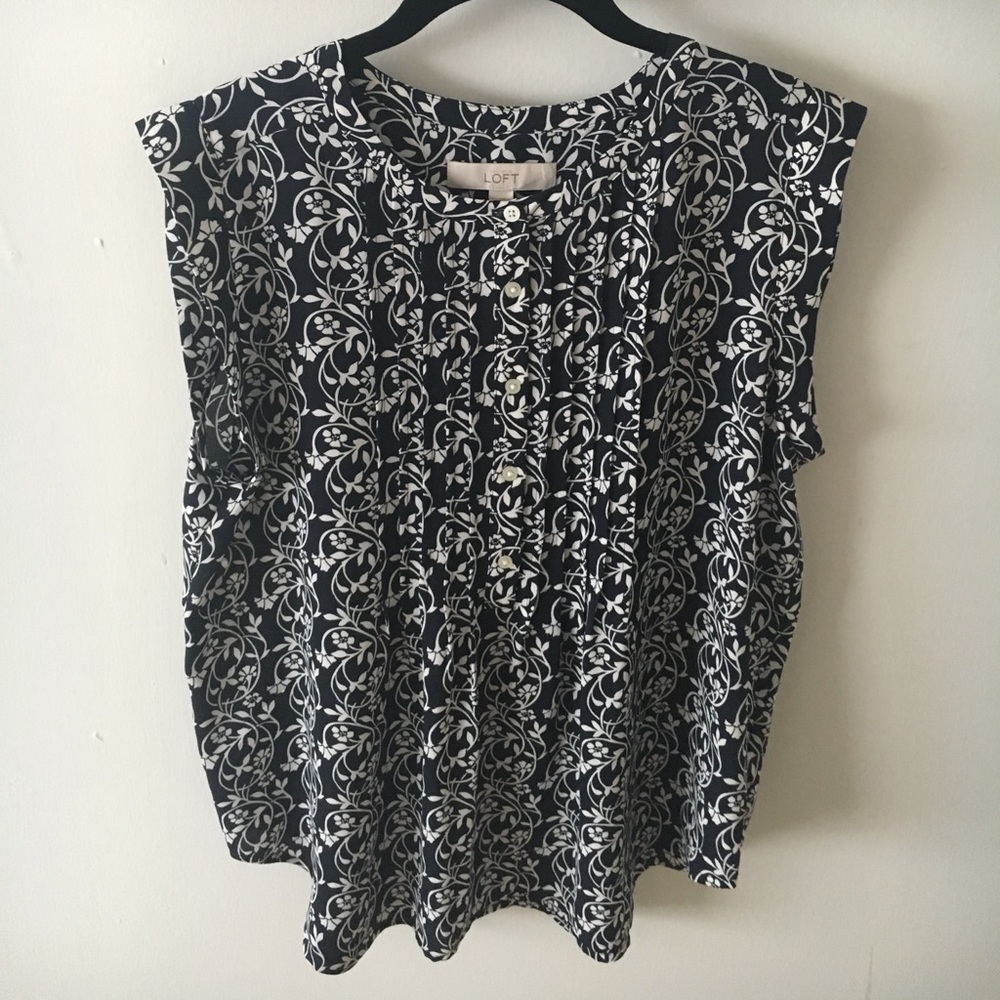 Loft floral blouse - size XL
