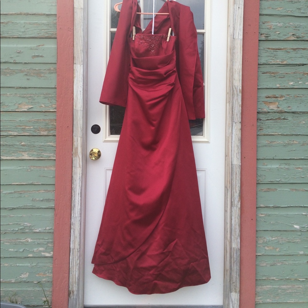 Red dress