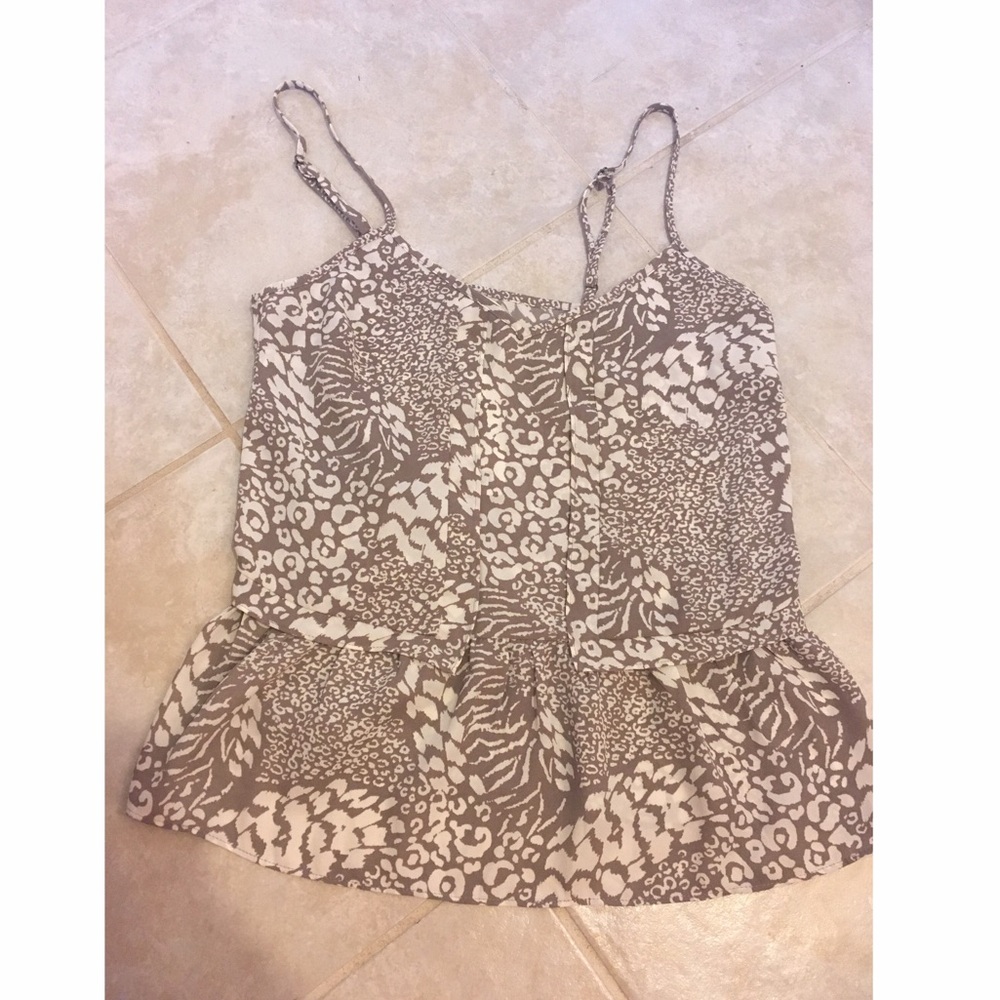 Cheetah printed urban outfitters tank top