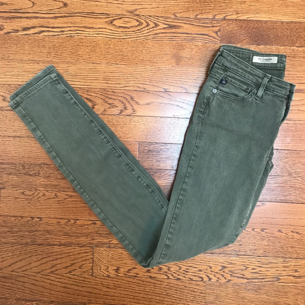 Army Green Skinny Jeans by AG