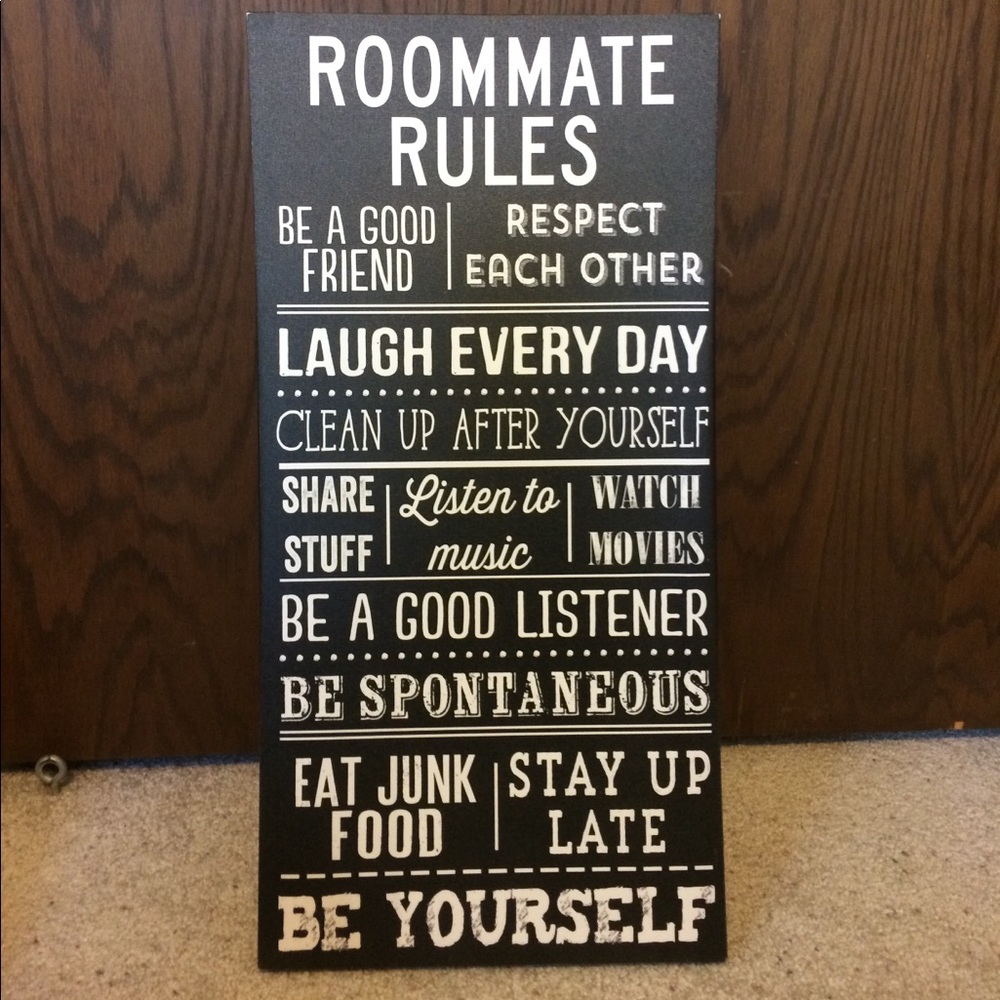 Two dorm room decorations