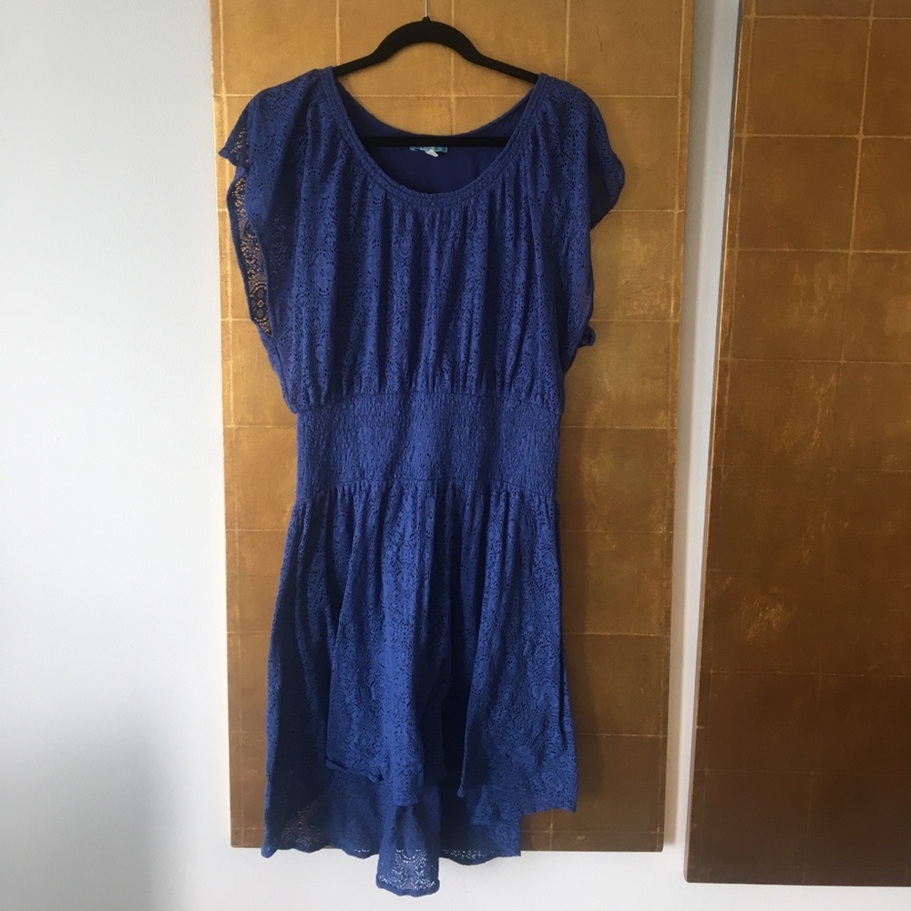 Leif Notes blue dress