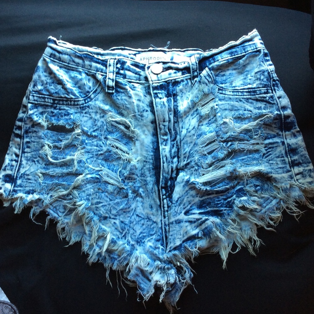 Jean high waist shorts