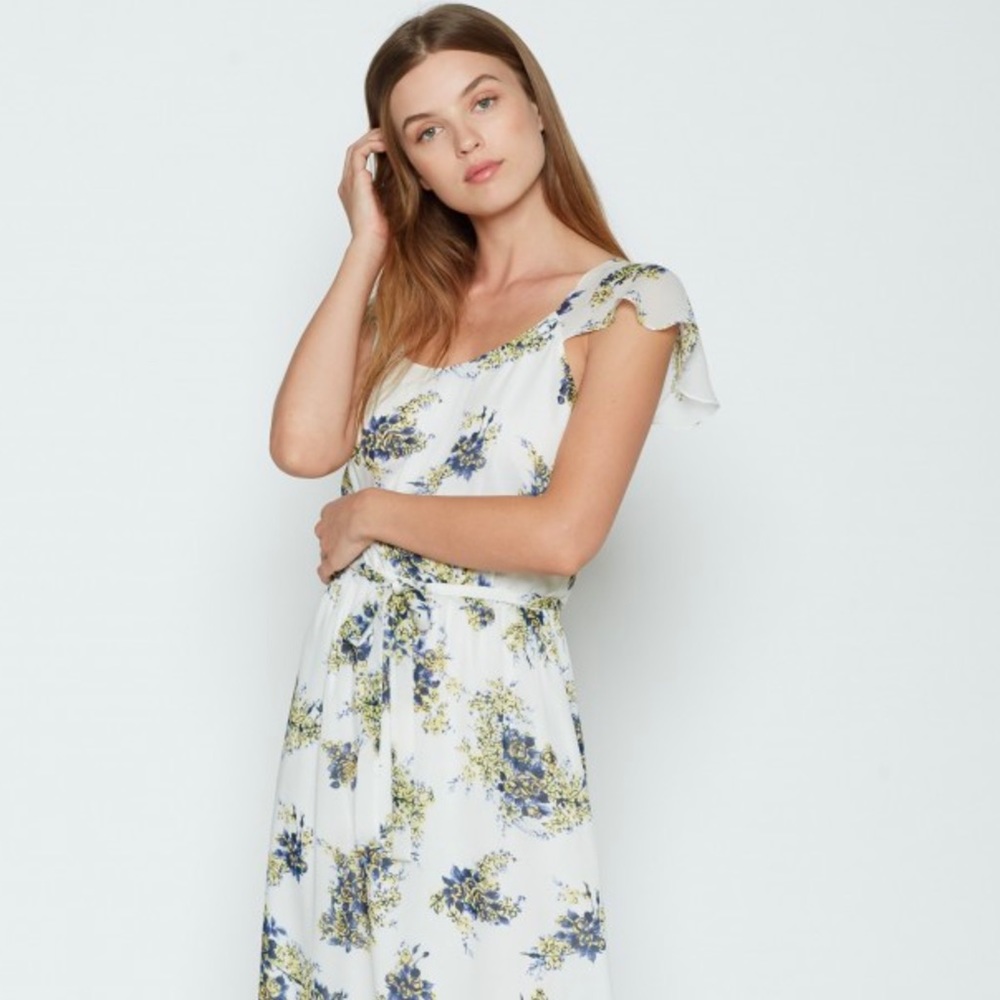 Gorgeous Joie floral silk maxi dress