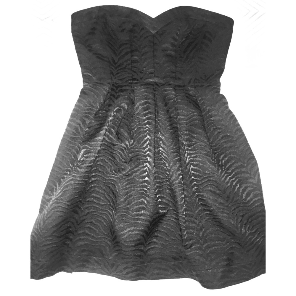 Black textured Rebecca taylor dress