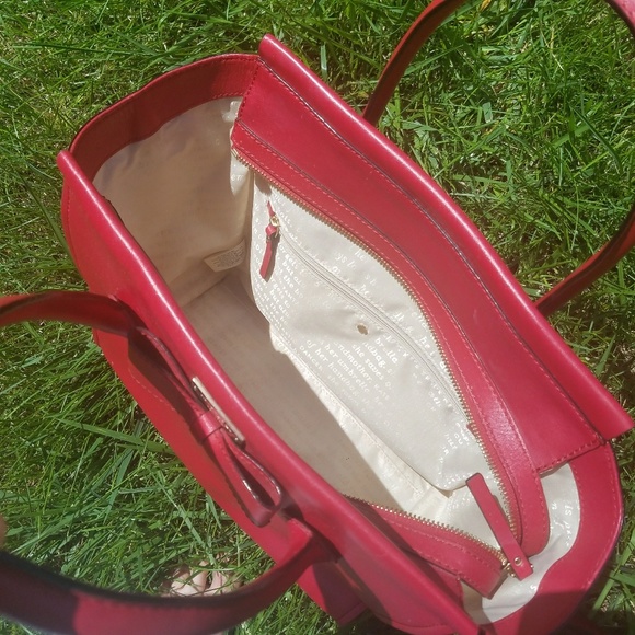 ~*SOLD*~Kate Spade Big Charee Hanover Red Satchel - Picture 3 of 3