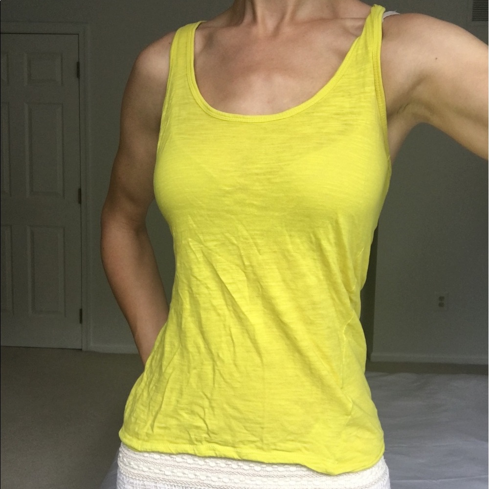 Yellow tank top